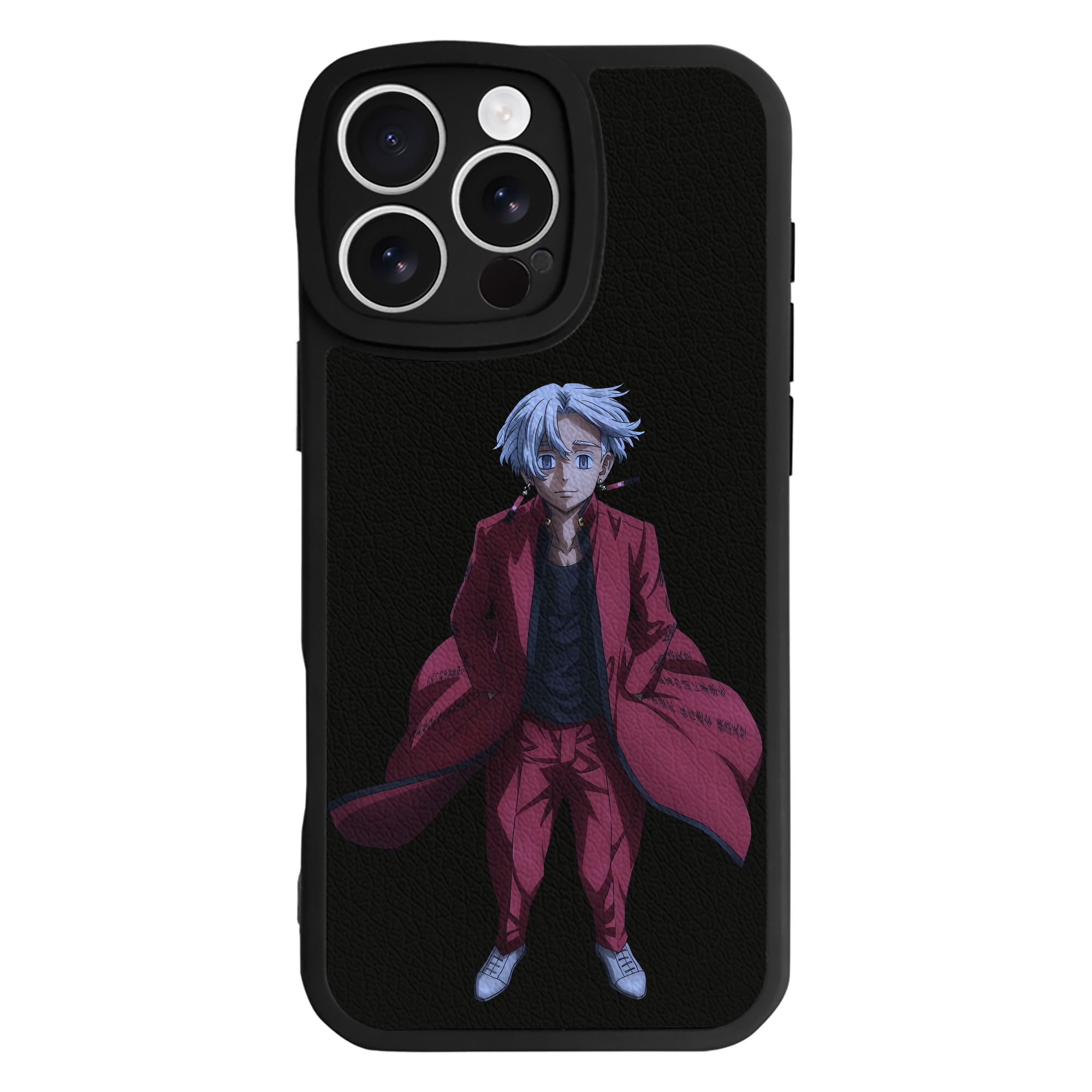 （画像用） 東京リベンジャーズ Tokyo Revengers 【iPhone 16シリーズ対応】シリコンスマホケース（レザー調） 材質：シリコン